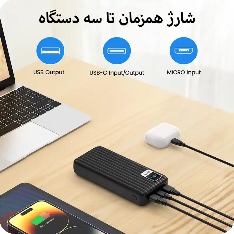 TONEMAC POWER BANK 20000 mAh